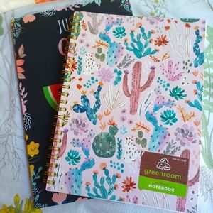 🌼 2 Girl's Notebooks 🌸 - Flower Deal!
